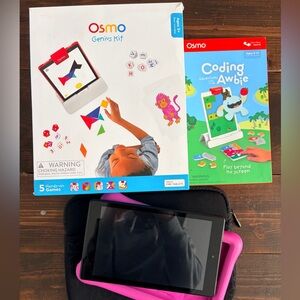 Amazon Fire HD 8 Tablet with Osmo genius kit and Osmo Coding Awbie